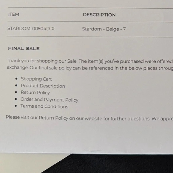 freebird Ivory Beige and Tan Star Moon Stardom - Picture 5 of 5